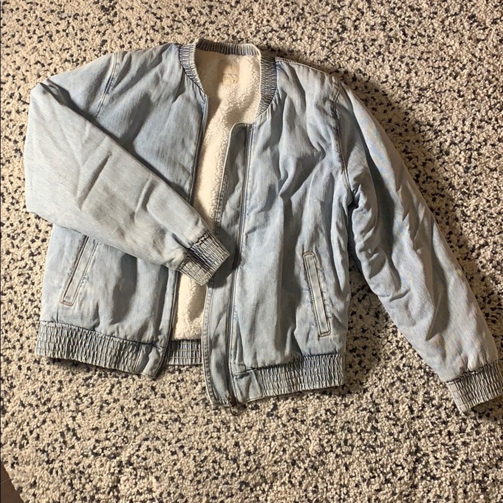 AE Jean Bomber Jacket